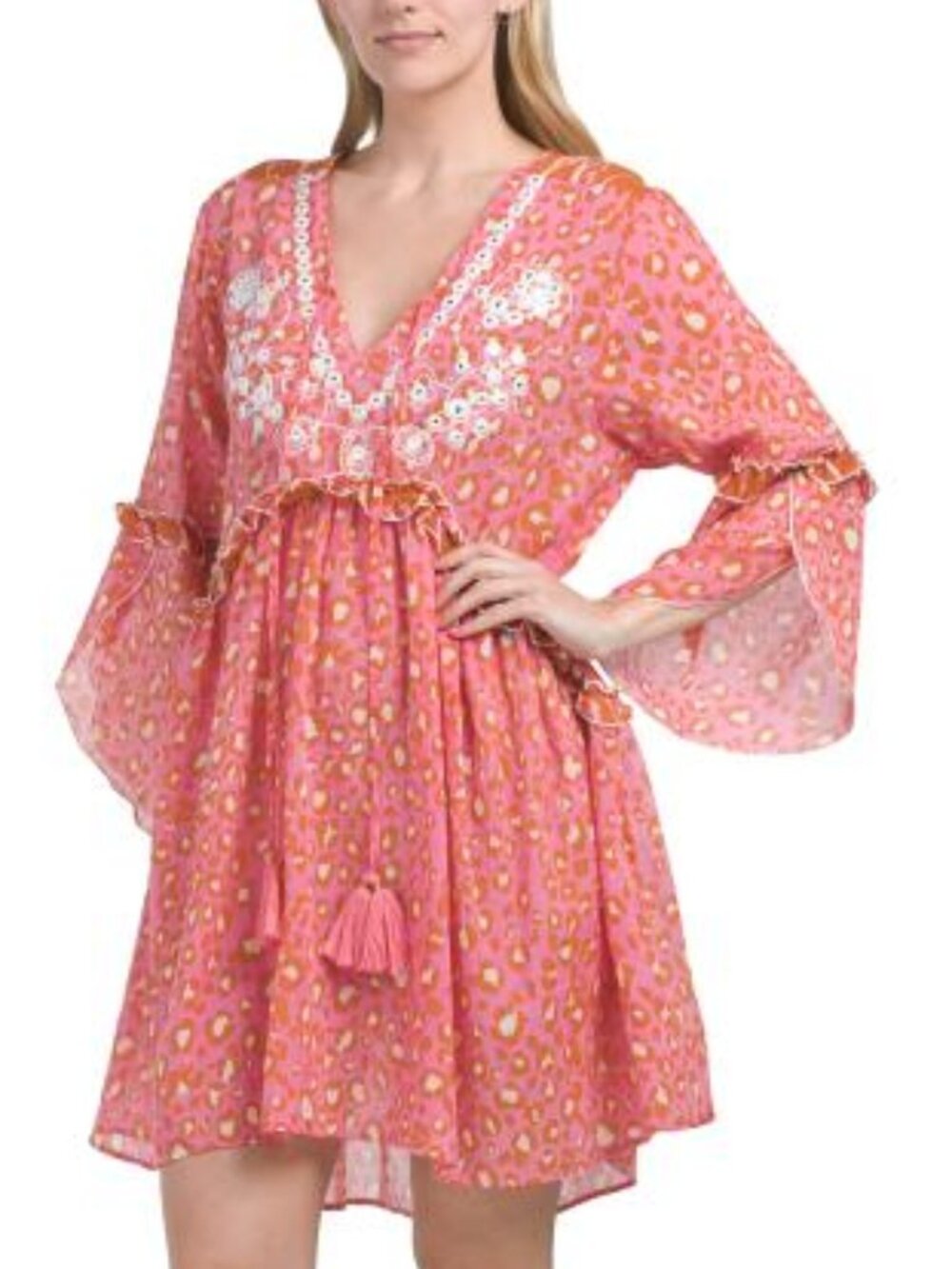 New MISS JUNE PARIS Rosie 100% COTTON dress Fits all sizes between 32-42  (5JS)